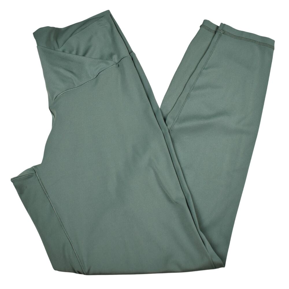 Aerie Real Me High Waisted Leggings Large Sage Green Athleisure Gym Workout L